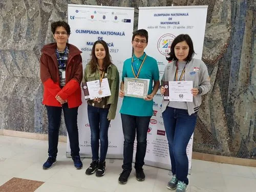 Patru elevi cu medalii și diplome la Olimpiada Națională de Matematică